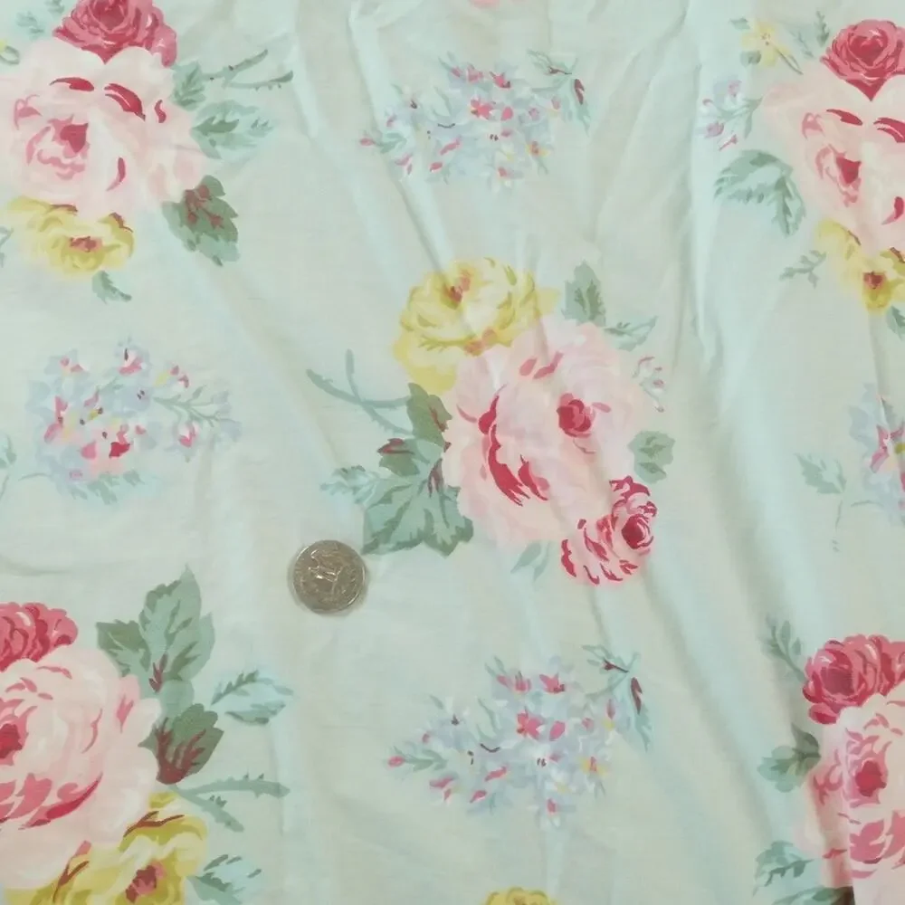 Ralph Lauren Cottage Lane Full Fitted Sheet BAD ELASTIC Cabbage Rose Vintage - Picture 7 of 8